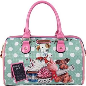 Nicole lee puppy cupcake boston bag